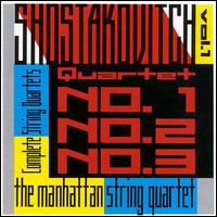 Shostakovich: String Quartets Nos. 1, 2, 3 von Manhattan String Quartet