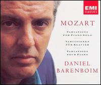 Mozart: Variations for Solo Piano von Daniel Barenboim