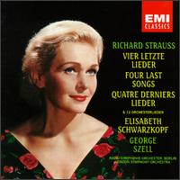 Richard Strauss: Vier letzte Lieder; Orchesterlieder von Elisabeth Schwarzkopf