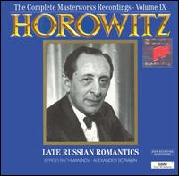 Late Russian Romantics von Vladimir Horowitz