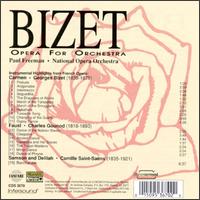 Bizet: Opera For Orchestra von Paul Freeman