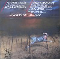 George Crumb: A Haunted Landscape; William Schuman: Three Colloquies for Horn and Orchestra von New York Philharmonic