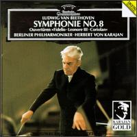 Beethoven: Symphonie No. 8; Ouvertüren Fidelio, Leonore III, Coriolan von Herbert von Karajan