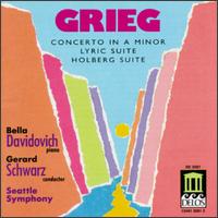 Grieg: Holberg Suite; Piano Concerto; Lyric Suite von Gerard Schwarz