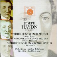 Haydn: Symphony Nos. 31, 48 & 85 von Various Artists
