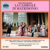 Rossini: La Cambiale Di Matrimonio von Various Artists