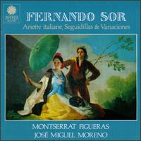 Sor: Ariette Italiane, Seguidillas & Variaciones von Montserrat Figueras