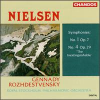 Nielsen: Symphony No.1/Symphony No.4 von Gennady Rozhdestvensky