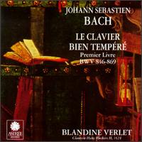 Bach: Le Clavier Bien Tempéré, Premier Livre von Blandine Verlet