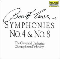 Beethoven: Symphonies Nos. 4 & 8 von Christoph von Dohnányi