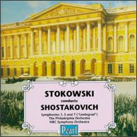 Dmitri Shostakovich: Symphonies Nos. 1, 5 & 7 (Leningrad) von Leopold Stokowski