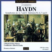 Joseph Haydn: Symphonies Nos. 6,7 And 8 von Alberto Lizzio