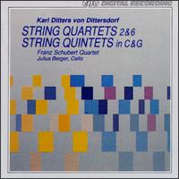 Karl Ditters von Dittersdorf: String Quartets & String Quintets von Franz Schubert Quartett