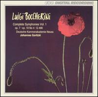 Boccherini: Complete Symphonies, Vol. 1 von Johannes Goritzki