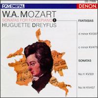 Mozart: Fantasia, KV397; Sonata, KV331; Fantasia, KV475; Sonata, KV457 von Huguette Dreyfus