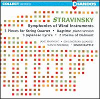 Igor Stravinsky: Symphonies of Wind Instruments; 3 Pieces for String Quartet; Ragtime; 3 Japanese Lyrics von Simon Rattle