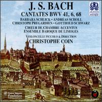 Bach: Cantates, BWV 41, 6, 68 von Christophe Coin