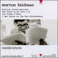 Ensemble Recherche Edition, No. 1: Morton Feldman von Ensemble Recherche