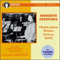 Favourite Overtures von Thomas Beecham