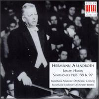 Joseph Haydn: Symphonies Nos. 88 & 97 von Hermann Abendroth