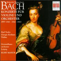 Bach: Violin Concertos, BWV 1041-1043 von Kurt Masur