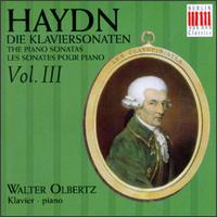 Joseph Haydn: The Piano Sonatas, Vol III von Walter Olbertz