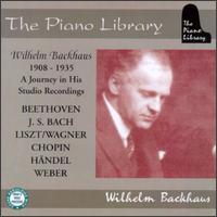 Wilhelm Backhaus 1908-1935: A Journey in His Studio Recordings von Wilhelm Backhaus