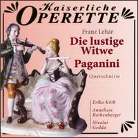 Franz Lehár: Die Lustige Witwe/Paganini von Various Artists