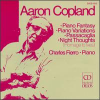 Copland: Piano Fantasy/Passacaglia/Night Thoughts/Piano Variations von Various Artists