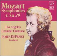 Mozart: Symphonies, 4, 5 & 29 von James DePreist