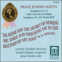 Haydn: Symphony Nos. 61 & 103/Cello Concerto In D Major von Gerard Schwarz