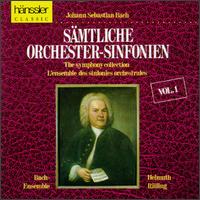 Bach: Sämtliche Orchester-Sinfonien Vol.1 von Helmuth Rilling