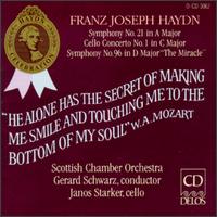 Haydn: Symphonies Nos. 21 & 96/Cello Concerto In C von Gerard Schwarz