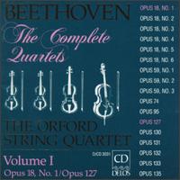 Beethoven: The Complete Quartets, Vol.I von Orford String Quartet