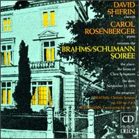 Brahms: Clarinet Sonata In E Flat/Clarinet Sonata In F/Schumann: Fantasiestücke,Op.73 von David Schifrin