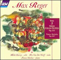 Reger: 3 Suites For Solo Cello, Op.131c von Keith Harvey