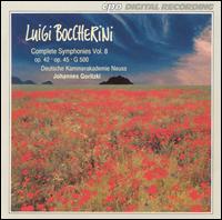 Boccherini: Complete Symphonies, Vol. 8 von Johannes Goritzki