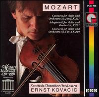 Mozart: Violin Concerti Nos. 2 & 5; Adagio In E von Ernst Kovacic