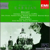 Mozart: Sinfonia Concertante, K297b / Brahms: Violin Concerto, Op. 77 von Herbert von Karajan