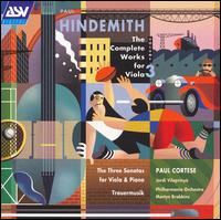 Paul Hindemith: Music For Viola, Volume 3 von Various Artists