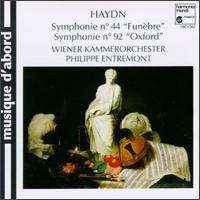 Joseph Haydn: Symphonies Nos. 92 & 44 von Philippe Entremont
