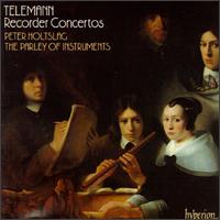 Georg Philipp Telemann: Recorder Concertos von Peter Holtslag