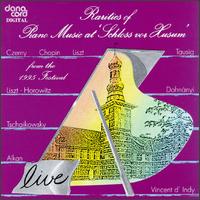 Rarities of Piano Music at Schloss vor Husum Festival 1995 von Various Artists