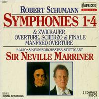 Robert Schumann: Symphonies 1 - 4 von Neville Marriner