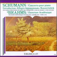 Brahms: Academic Festival Overture in Cm Op80; Schumann: Piano Concerto in Am Op54 von Various Artists