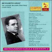 The Acoustic Records, Part Two (1918-1923) von Beniamino Gigli