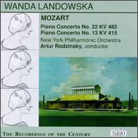 Wanda Landowska Plays Mozart Piano Concertos Nos. 13 & 22 von Wanda Landowska