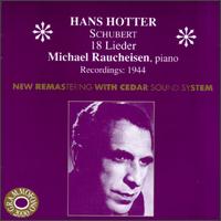 Hans Hotter Sings Schubert von Hans Hotter