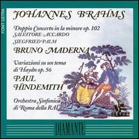 Johannes Brahms: Double Concerto, Op. 102/Haydn Variations, Op. 56 von Various Artists