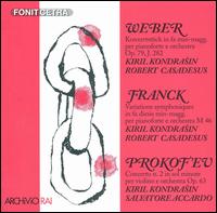 Casadesus Plays Weber, Franck, Prokofiev von Various Artists